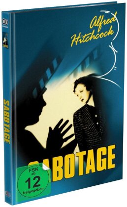 Sabotage (1936) (Cover D, Limited Edition, Mediabook, Blu-ray + DVD)