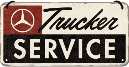 Hängeschild. Daimler Truck / Trucker Service