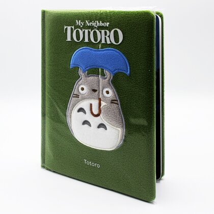 Ghibli - Mon voisin Totoro - Carnet à couverture en feutrine brodée Totoro