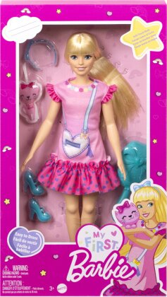 My First Barbie Core Doll with Kitten (blonde Haare)