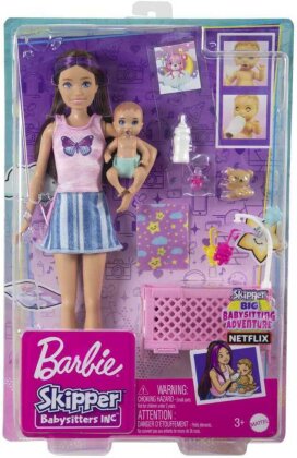 Barbie Skipper Babysitters Inc. Skipper Playset - Sleepy Baby Skipper