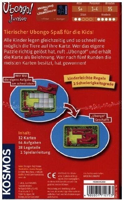 Ubongo Junior Mitbringspiel