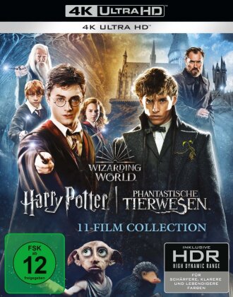 Harry Potter / Phantastische Tierwesen - 11-Film Collection (11 4K Ultra HDs)