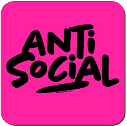 Anti-Social - Neon Coaster