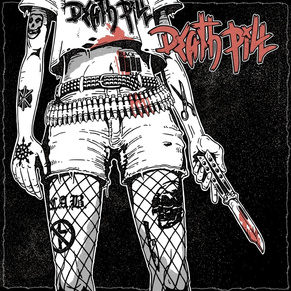 Death Pill - --- (White/Red Splatter Vinyl, LP)