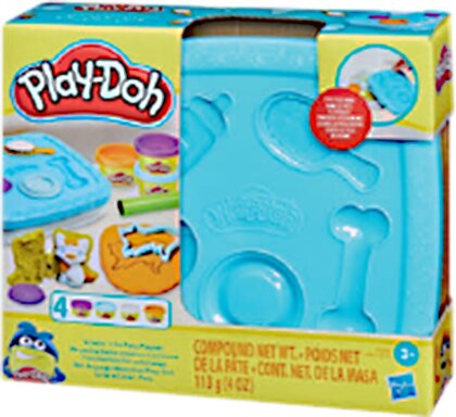 Play-Doh Knetbox ass. für - unterwegs, 2-fach ass., 4 Dosen