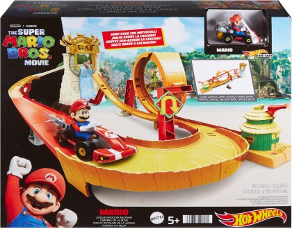 Mario Kart Kong Island Track Set - Hot Wheels. 34x111x43 cm.
