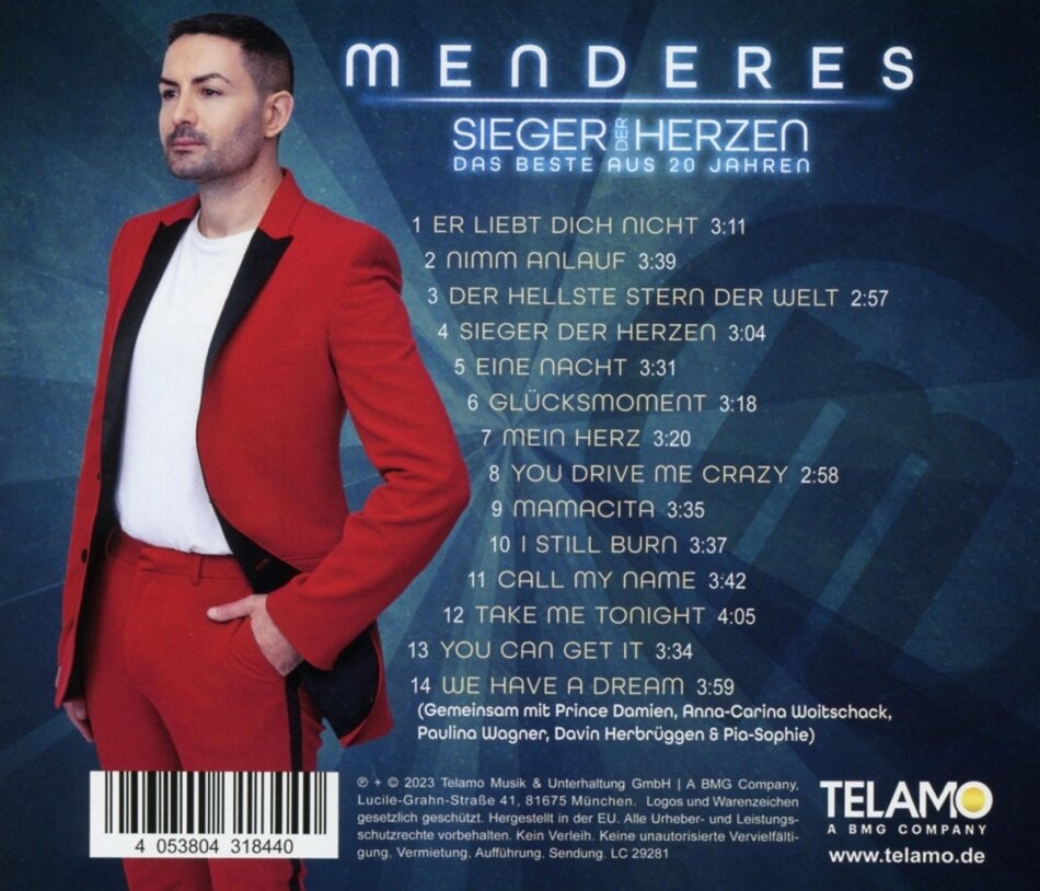 Sieger der Herzen (Das Beste aus 20 Jahren) von Menderes CeDe.ch