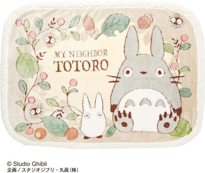 Studio Ghibli My Neighbor Totoro: Totoro Leaves And Nuts - Plaid 70x100 cm