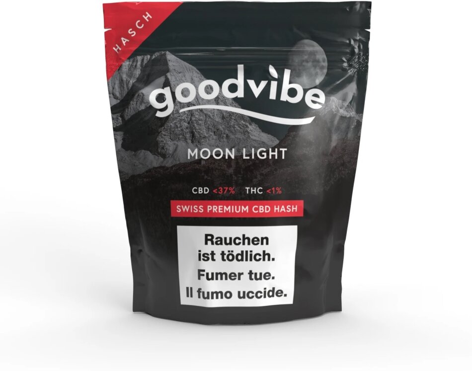 Goodvibe Moon Light (5g) - CBD Hasch (CBD: <37%, THC: <1%)