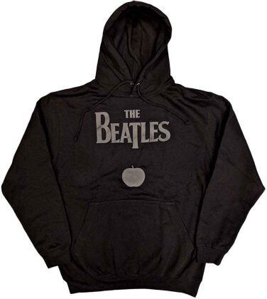 The Beatles Unisex Pullover Hoodie - Drop T Logo & Apple (Hi-Build)