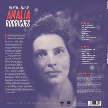 Amalia Rodrigues - Very Best Of (Waxtime, 2023 Reissue, LP)