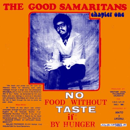 The Good Samaritans - No Food Without Taste If By Hunger (LP + Digital Copy)