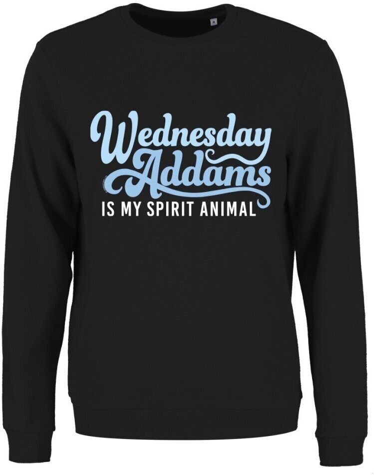 Wednesday Addams Is My Spirit Animal - Ladies Sweatshirt - Grösse M