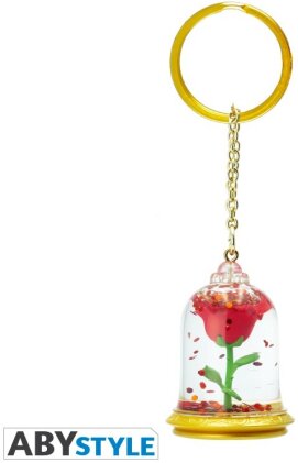 Porte-clefs - la Belle et la Bête - La Rose - Disney