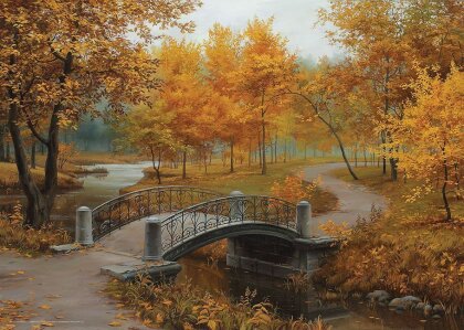 Autumn in an Old Park (Puzzle)