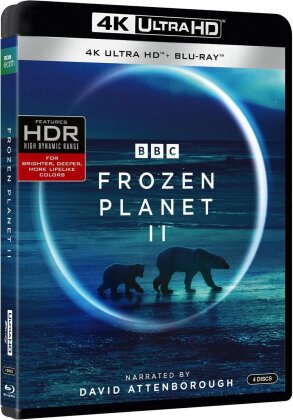 Frozen Planet 2 (2022) (2 4K Ultra HDs + 2 Blu-ray)