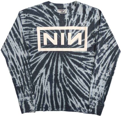 Nine Inch Nails Unisex Long Sleeve T-Shirt - Logo (Wash Collection)