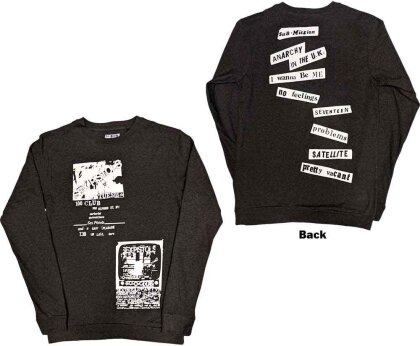 The Sex Pistols Unisex Long Sleeve T-Shirt - 100 Club (Back Print)