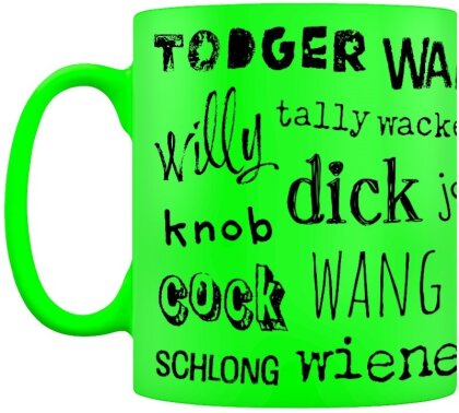 Willy Synonyms - Green Neon Mug