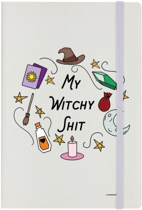 My Witchy Shit - Cream A5 Hard Cover Notebook
