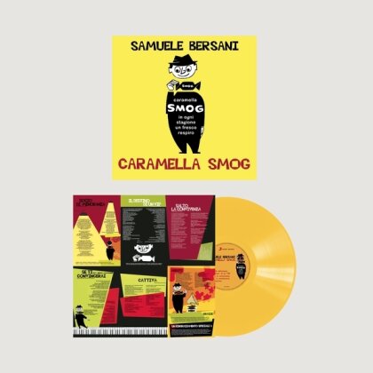 Samuele Bersani - Caramella Smog (2023 Reissue, Yellow Vinyl, LP)