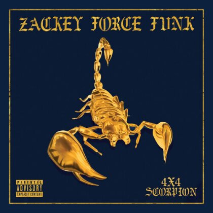 Zackey Force Funk - 4X4 Scorpion - Blue/Green (Green/Blue Vinyl, LP)