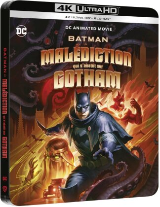 Batman : La malédiction qui s'abattit sur Gotham (2023) (Édition Limitée, Steelbook, 4K Ultra HD + Blu-ray)