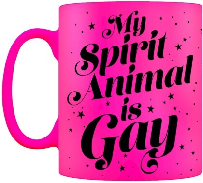 My Spirit Animal Is Gay - Neon Mug