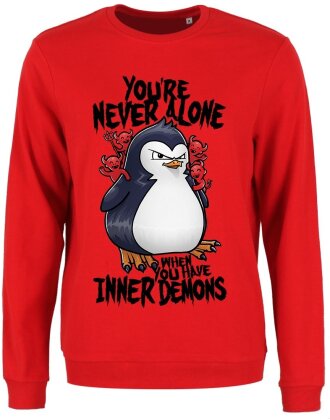 Psycho Penguin: You're Never Alone - Ladies Sweatshirt