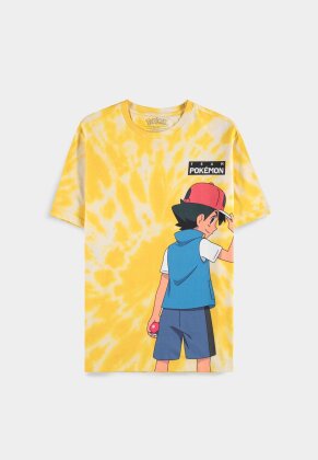 Pokémon - Ash and Pikachu - Digital Printed Men's Short Sleeved T-shirt