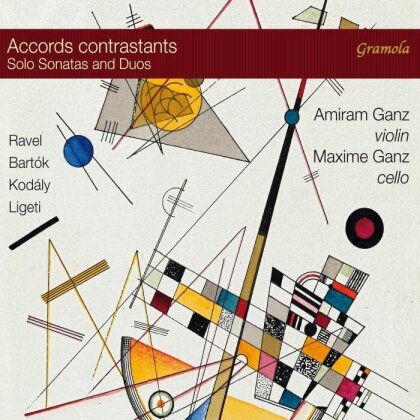 Maurice Ravel (1875-1937), Béla Bartók (1881-1945), Zoltán Kodály (1882-1967), György Ligeti (1923-2006), Amiram Ganz, … - Accords Contrastants - Solo Sonatas And Duos