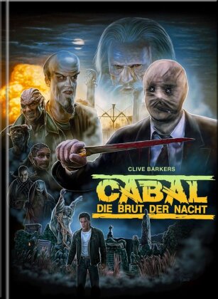 Cabal - Die Brut der Nacht (1990) (Cover B, Director's Cut, Kinoversion, Limited Edition, Mediabook, Uncut, 2 Blu-rays + 2 DVDs)
