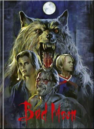 Bad Moon (1996) (Cover C, Director's Cut, Kinoversion, Limited Edition, Mediabook, Uncut, Blu-ray + DVD)