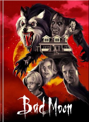 Bad Moon (1996) (Cover D, Director's Cut, Kinoversion, Limited Edition, Mediabook, Uncut, Blu-ray + DVD)