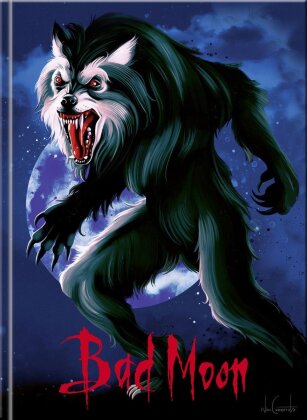 Bad Moon (1996) (Cover E, Director's Cut, Kinoversion, Limited Edition, Mediabook, Uncut, Blu-ray + DVD)