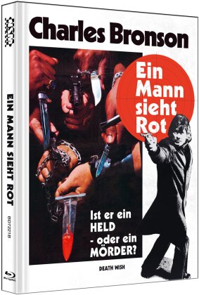 Ein Mann sieht rot (1974) (Cover E, Édition Limitée, Mediabook, Uncut)