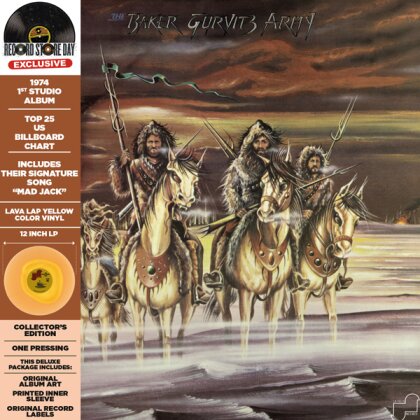 The Baker Gurvitz Army - The Baker Gurvitz Army (RSD 2023, Colour In Colour Yellow/Beer Vinyl, LP)