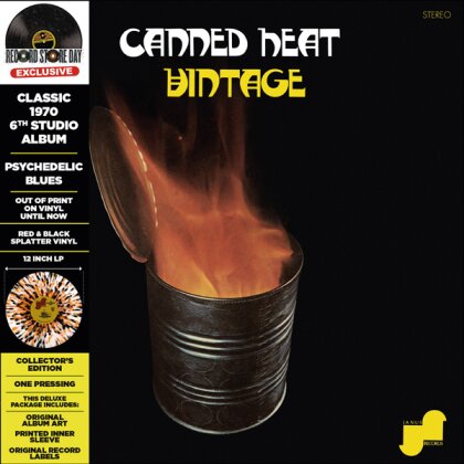Canned Heat - Vintage (RSD 2023, Splatter Orange/Noir Vinyl , LP)