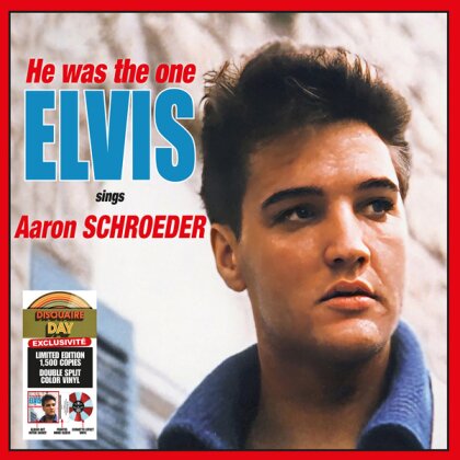 Elvis Presley - He Was The One (Elvis Sings Aaron Schroeder) (RSD 2023, Cornetto Effect Red/Blue Vinyl, LP)