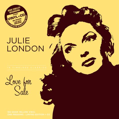 Julie London - Love For Sale (RSD 2023, Yellow Vinyl, LP + CD)