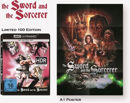 The Sword and the Sorcerer (1982) (+ Poster, Edizione Limitata)