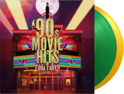 90's Movie Hits Collected (2023 Reissue, Music On Vinyl, Limited to 2000 Copies, Gatefold, Green / Yellow Vinyl, 2 LP)