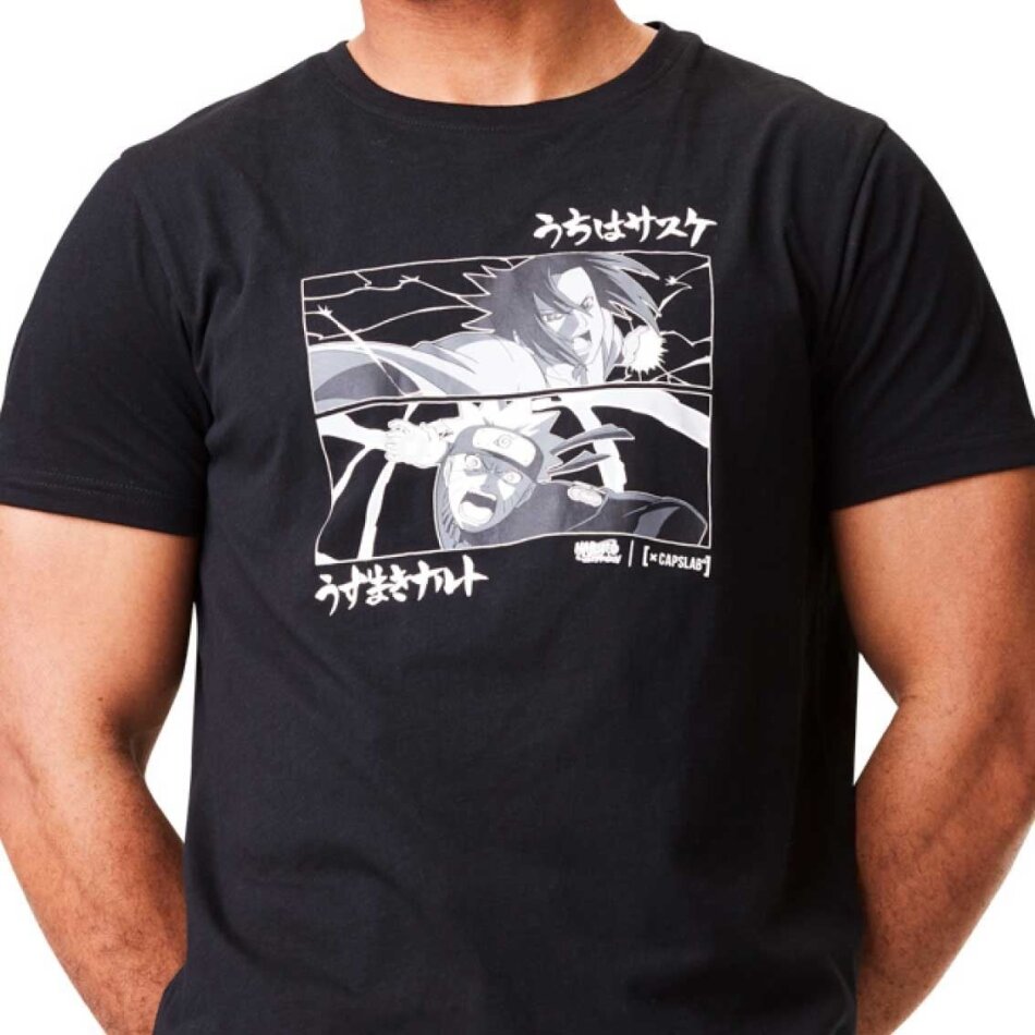 Naruto: Naruto vs Sasuke - T-shirt Enfant 12 ans