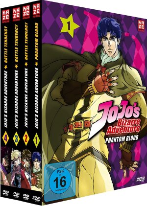 Jojo's Bizarre Adventure - Season 1 - Part 1: Phantom Blood / Part 2: Battle Tendency (Gesamtausgabe, 4 DVDs)