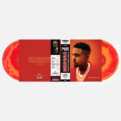 Nas - King's Disease II (2023 Reissue, Mass Appeal, Orange/Red Vinyl, 2 LPs)