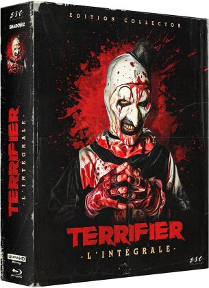 Terrifier - L'intégrale - Terrifier (2016) / Terrifier 2 (2022) / All Hallow's Eve (2013) (Édition Collector Limitée, Steelbook, 3 Blu-ray + 4K Ultra HD)