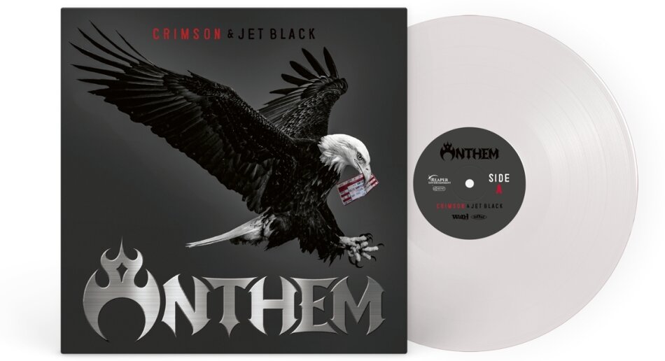 Anthem (Japan) - Crimson & Jet Black (White Vinyl, LP)