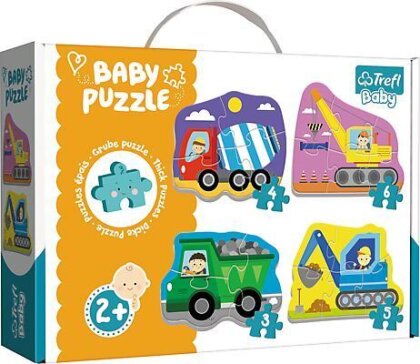 Baby Puzzle Baufahrzeuge