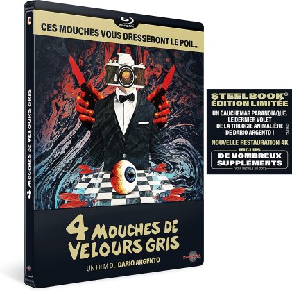 4 mouches de velours gris (1971) (Edizione Limitata, Steelbook)
